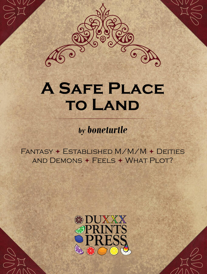 a safe place to land: a mlm polyamorous erotica short